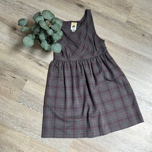 Mima Chica Plaid Jumper Dress Size Small